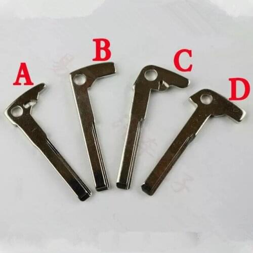 2PCS/lot Replacement Smart Blank Remote Car Fob Key Blade Insert for Mercedes Benz