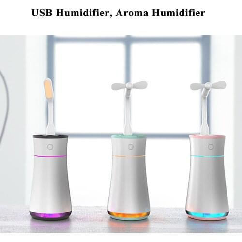 300ml Ultrasonic Aroma Diffusers Air Humidifiers LED Night light for Home Office USB Vehicle Humidifier Aroma Oil Water Diffuser