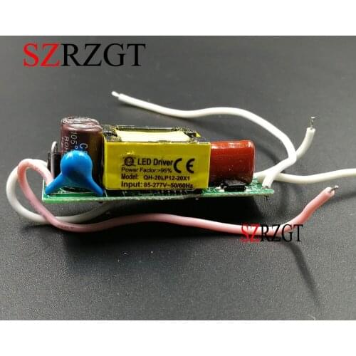 5 Pieces Isolation 20W AC85-277V LED Driver 12-20x1W 300mA DC35-68V LEDPowerSupply Constant Current LED Bulb Lamp Free Shipping