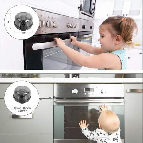 Hot 6 Pack Stove Knob Covers Universal Kitchen Stove Knob Cover