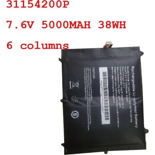 Battery For Teclast F6 PRO 30154200P 31154200 XDS 3168160 7.6V 5000MAH 38WH New