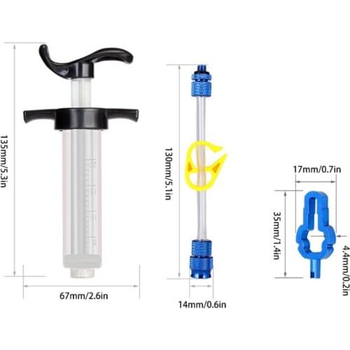 Cycling Tubeless Sealant Injector Great Performance Syringe Val-ve Core Removal Tool for stans No Tubes sealant