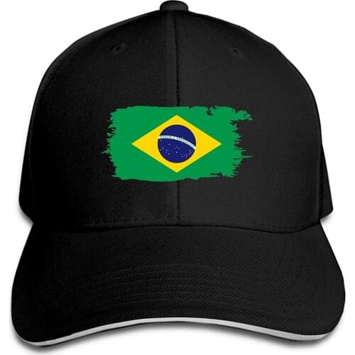 Baseball Cap Brasil Flag Denim For Men 2021 Mens Womans Adjustable Hat Sandwich Casquette
