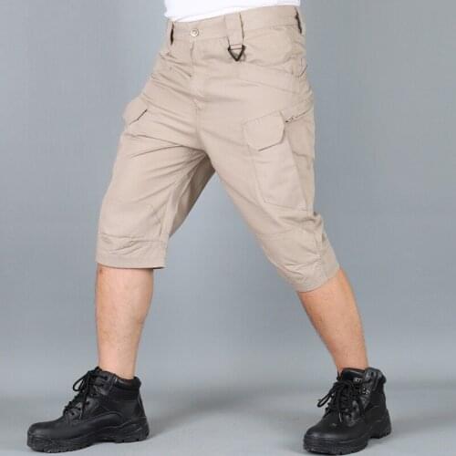 2021 Spring Autumn New Fashion Cargo Short Pants Men Waterproof Mens Casual Running Sweatpants Oversized Straight Shorts Male
