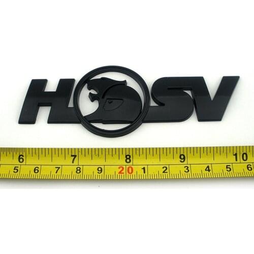Gloss black HSV Emblem Badge Sticker Commodore Monaro Door Side Trunk Car Emblem Logo
