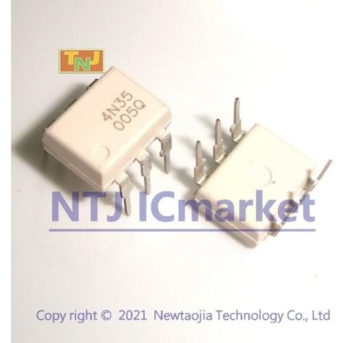 50 PCS 4N35 DIP-6 GENERAL PURPOSE 6-PIN PHOTOTRANSISTOR OPTOCOUPLERS