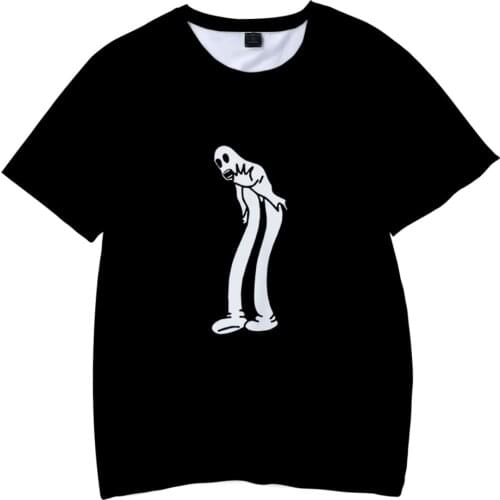 3D Print Ghostemane T-shirt Rapper Hip Pop T Shirt Mens Casual Summer Adult Kids Short Sleeve 3D Tees Men Women Ghostemane