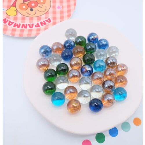 16 mm glass ball cream console game pinball machine cattle small marbles pat toys parent-child machine beads