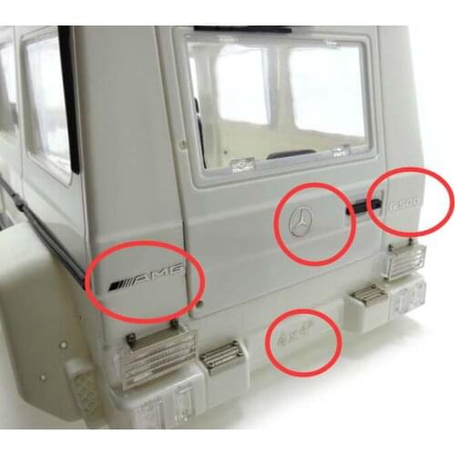 Body sticker/ Label for 1/12 scale MN Benz G550 G500 Brabus MN86KS 86K RC toy Car MN86 G500