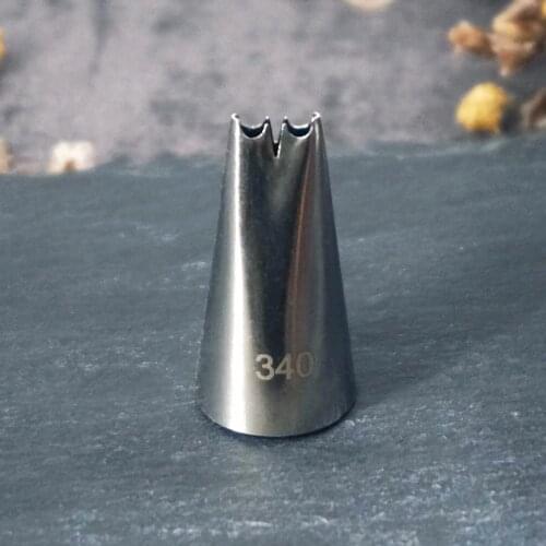 #340 Cake Decorating Tips Icing Tips Nozzle Decorating Mouth Baking & Pastry Tools cake Dessert Decorating tackle