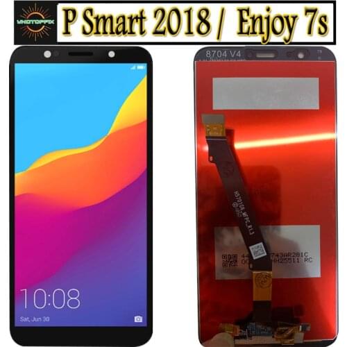 New For Huawei P Smart 2018 LCD FIG-LX1/LA1/LX2 LCD Display Touch Screen Replacement Screen for Huawei P Smart/Enjoy 7S Display