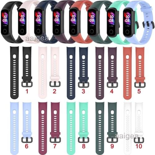 Wrist Strap Silicone Band for Honor Band 5i Huawei Band 4