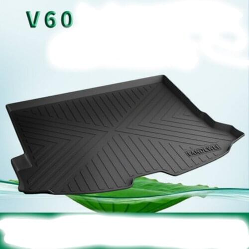 Special Rubber TPV Car Trunk Mats for 2009-2018 Year Volvo S40 S60L S80L S90L V40 V60 XC60 XC90 Durable Waterproof Boot Carpets