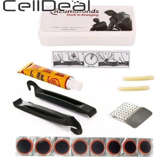 Special Portable MTB Cycling Bike Bicycle Repair Tire Tyre Tool Set Kit Rubber Patch Glue Lever Set Bike Chain Puncture Tool