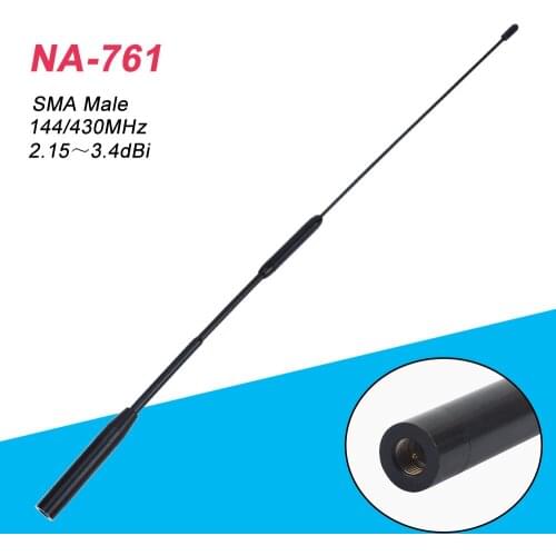 Original NAGOYA NA-761 SMA Male Two Way Raido Antenna For Yease Woxun Tonfa UV-985 Zastone PX-325 PX-333 PX-2R PX-V6