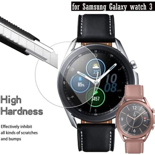 Tempered Glass watch screen Protector Film for Samsung Galaxy watch 3 41mm 45mm films clear Full HD explosion-proof Anti-scratch
