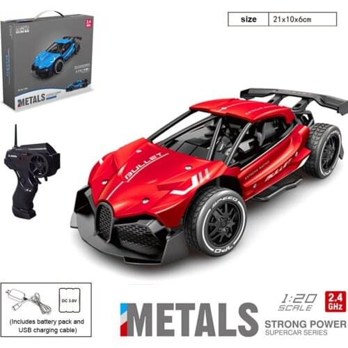 1:16 4wd rc car high speed alloy drift racing sports car model rc toy rechargeable 2.4G rc car for kids gift