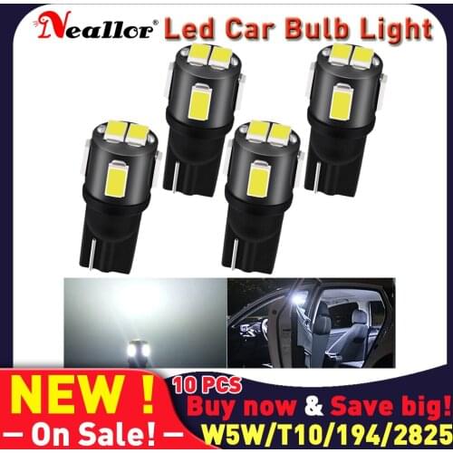 10x W5W LED T10 LED Interior Car Lights For Subaru Impreza Jeep Compass Isuzu DMAX Acura Jaguar XE XF Dodge leds for auto 12V