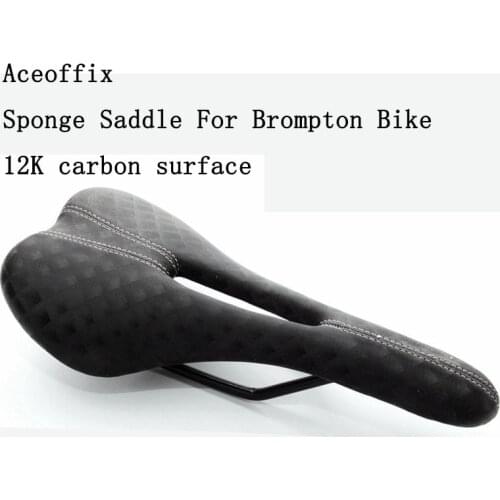 ACEOFFIX for Brompton saddle Carbon fiber Texture inner sponge cushion