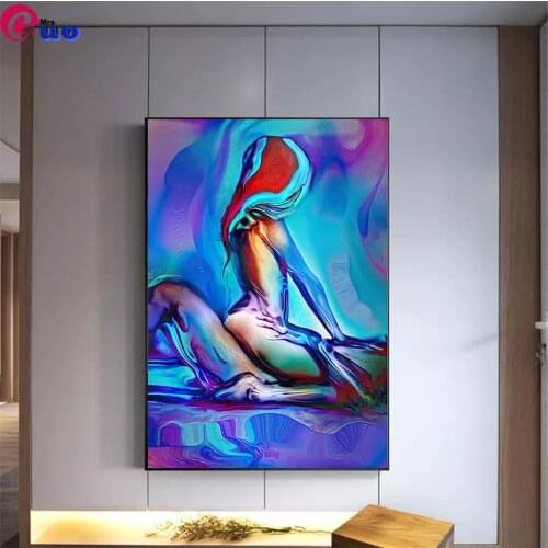 Diamond Painting 5d Abstract Characters Sexy Mens and Womens Having Sex Bedroom Decorations Nordic Abstract Decorative