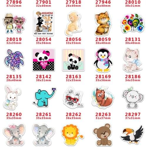 Free shipping 30 pcs cartoon character planar resin PR 27896
