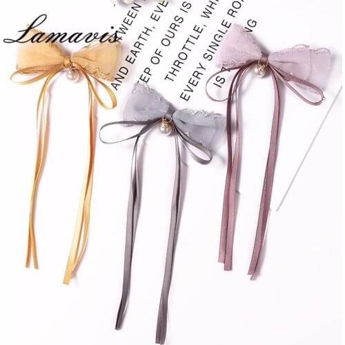 Childrens Super Fairy Lace Bow Ribbon Hairpin Girl Baby Princess Cute Hairpin Clip Child Hairpin Does Not Hurt Hair