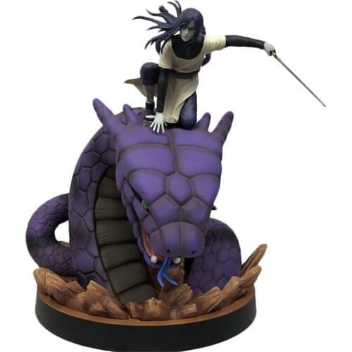 Naruto Shippuden GK Three Legendary Shinobi Orochimaru Anime Action Figure Model 40cm PVC Statue Collectible Toy Figma Doll