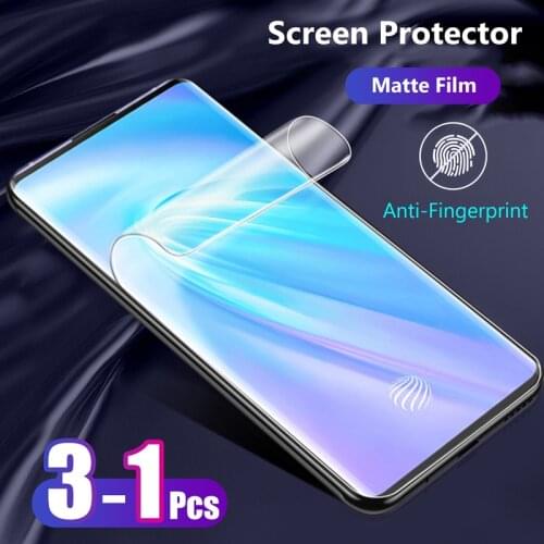 For vivo NEX 3 3s NEX3 5G 6.89" Full Cover Matte Real Soft Hydrogel Film No Fingerprint Frosted Game Screen Protector Not Glass