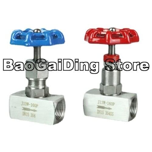 Needle Valve J13W-160P DN6 1/4" DN10 3/8" DN15 1/2" DN20 3/4" Female Thread Stainless Steel 316/304/201 Carbon Steel Globe valve