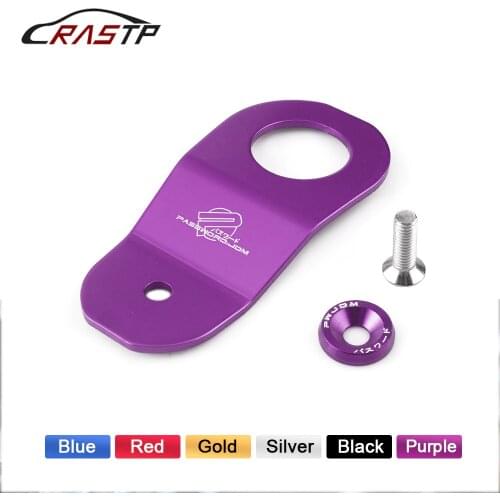 JDM Racing Style Aluminum Radiator Stay Mounting Bracket with Washer Kit For Honda civic EK AP DC 96- 00 With Logo RS-HR004