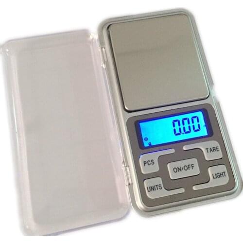 500g 0.01g Mini Weighing Pocket Scales 0.01g LCD Digital Scale Electronic Diamond Jewelry Weight Capacity Balance Blue Backlight