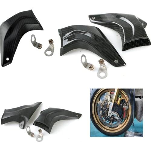 Moto Air Duct Cooling Front Brake Calipers Pads Tube for BMW HP4 RACE 2017 to 2019 Carbon Fiber Motorcycle Accessories