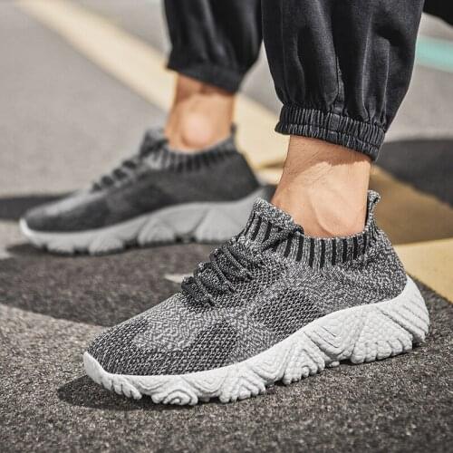 Mens shoes summer fashion mens casual shoes lightweight breathable mesh shoes couple sports shoes 2020 new large size 45