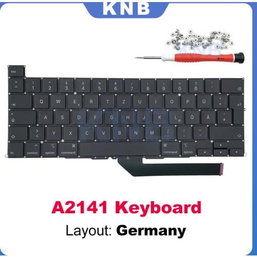 New A2141 Keyboard Upper Case Arabic Layout for MacBook Pro Retina 16" 2019 Year