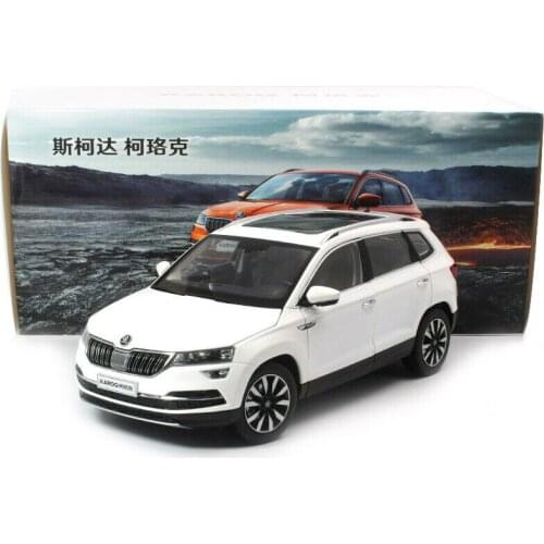 NEW 1:18 For VW Skoda KAROQ Metal Diecast CAR MODEL Kids Toy Gift Collection Display Ornaments White