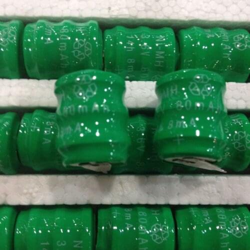 New 3.6V 80mAh NI-MH battery 80mAh 3.6V clock memory lawn light solar rechargeable battery