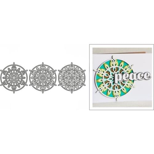 New Layer Snowflake Ornament Frame 2020 Metal Cutting Dies for DIY Scrapbooking and Card Making Decor Embossing Craft No Stamps