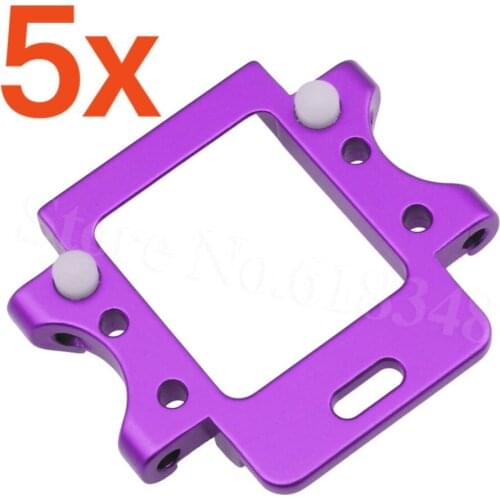 Wholesale 5Pcs/Lot HSP 102061 Aluminum Rear Gear Box Mount for 1/10th RC Model Car Upgrade Parts CNC 94102 SONIC