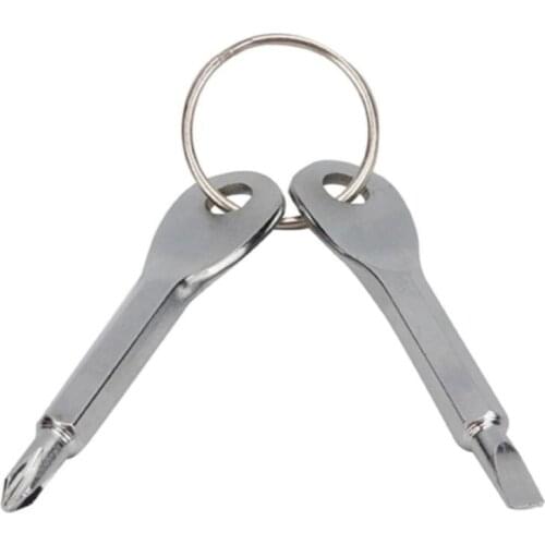 Screwdriver outdoor portable slotted cross key screwdriver mini small screwdriver set