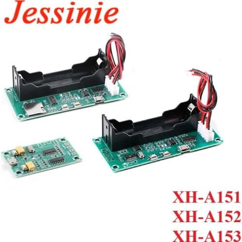 XH-A151 XH-A152 XH-A153 Mini PAM8403 Amplifier Board Digital Lithium Battery BLE Module 5W+5W 3W+3W 2*5W 2*3W Stereo Audio