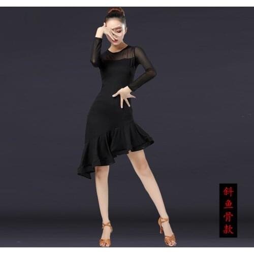 Tassel Latin Dance Dress For Girls Children Salsa Tango Ballroom Dancing Dress Competition Costumes Kids Practice Dance Clothing