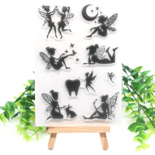 ZFPARTY Fairy Transparent Clear Silicone Stamp/Seal for DIY scrapbooking/photo album Decorative card making