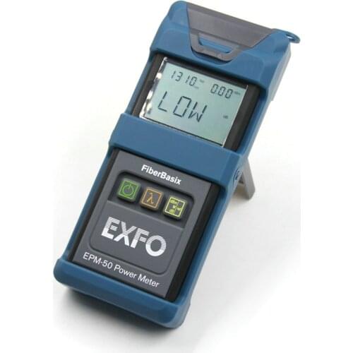 Standard EXFO EPM-50 Fiber Optical Power Meter with 10 to -60dBm Power Range Handheld Fiber Optic Testers