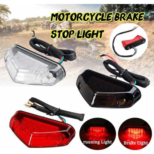 Universal DC 12V 12 LED Brake Stop Tail Light Signal Indicators Light Lamp For Motorcycle Motorbike ATV Dirt Bike