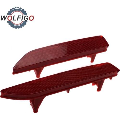 WOLFIGO Rear Left Right Bumper Face Bar Reflector Light For Acura RDX Honda CR-V Crosstour 07-15 HO2830102 33555SWAA01 HO2831102
