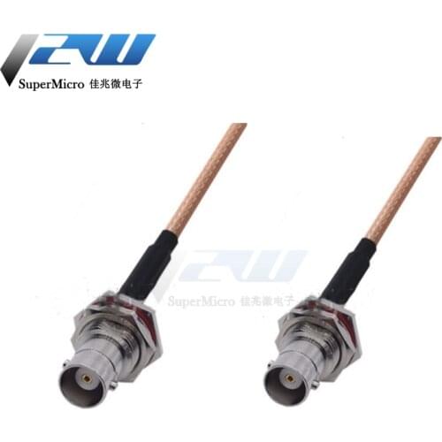 1pcs BNC Female Jack Nut Switch to BNC Female Male Pigtail RG316 RF Extend Cable Connector 10CM 15CM 20CM 30CM 50CM, 1M
