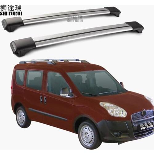 2Pcs Roof bars For Opel Combo 5 Door Van 2009 - 2021 (Rails) Aluminum alloy sidebar cross Rails roof rack of luggage