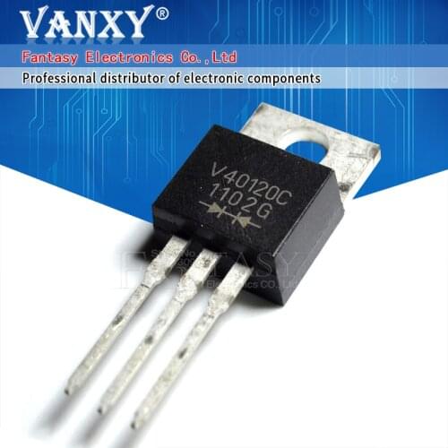 5PCS V40120C TO-220 V40120 40A 120V TO220 V40120C-E3/4W V40120C-E3 Schottky diode
