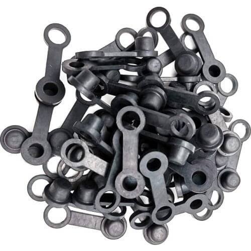 50pcs/lot Bleeder Valve Caps For Brake Caliper/Slave Cylinder/Zerk Grease Fittings 6mm