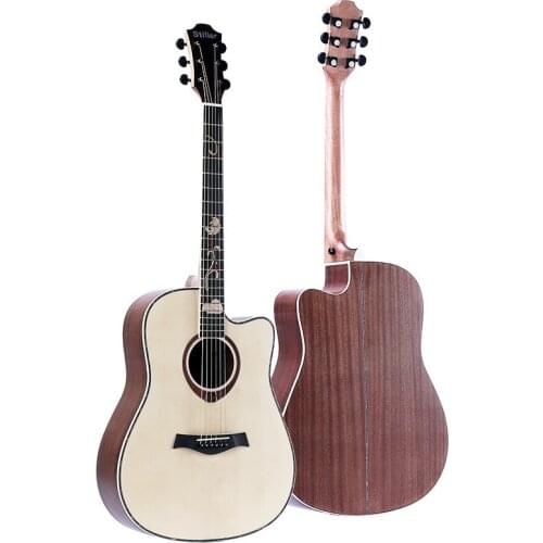 Acoustic Guitar 41 inch Folk Guitar 6 string Solid Graffiti Asperata Beginner Performance Musical Instrument Guitarra AGT316